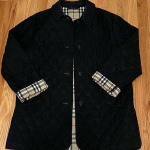Burberry Diamond Black Quilted Coat
